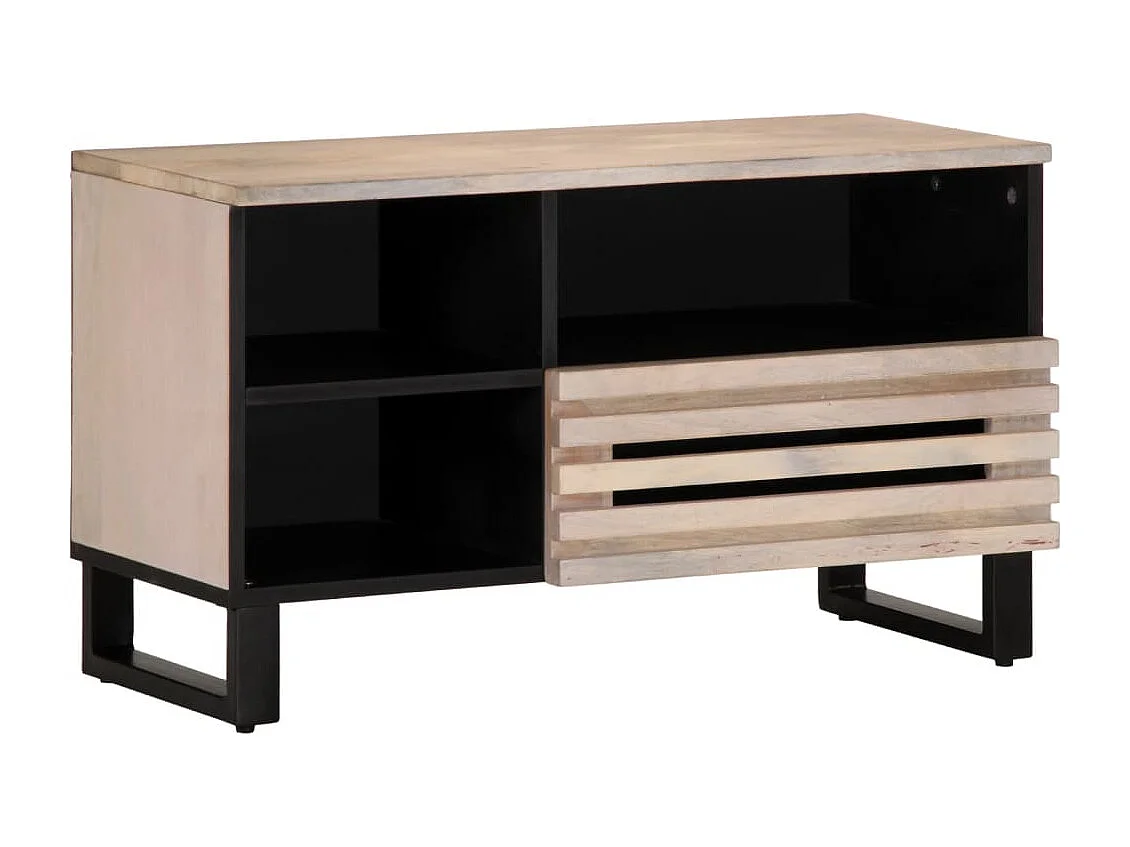 TV-meubel 80x34x46 cm massief mangohout