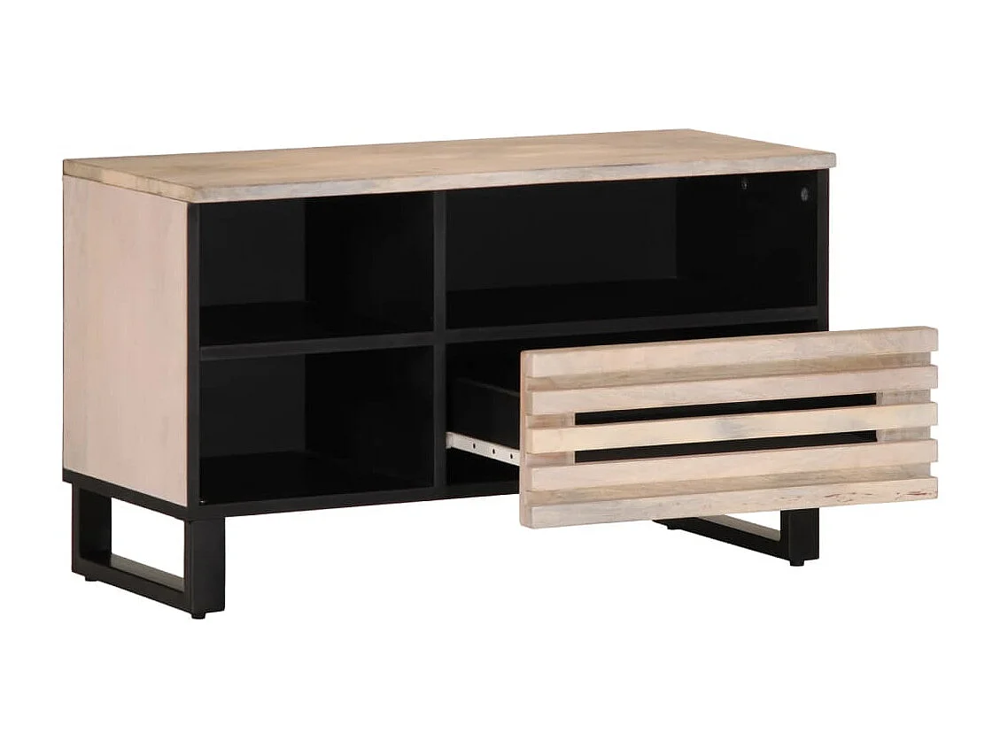 TV-meubel 80x34x46 cm massief mangohout