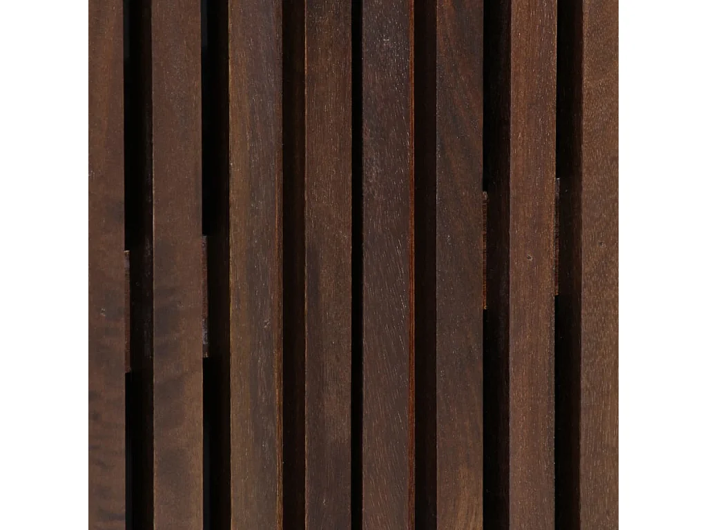 Buffet marron 60x34x100 cm bois de manguier massif