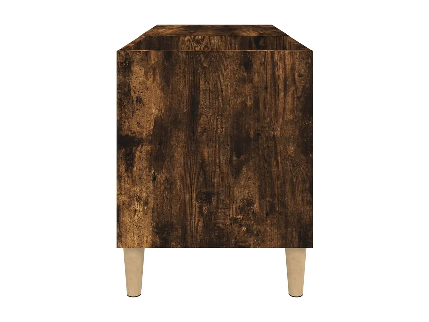 Armoire à disques chêne fumé 84,5x38x48 cm bois d'ingénierie