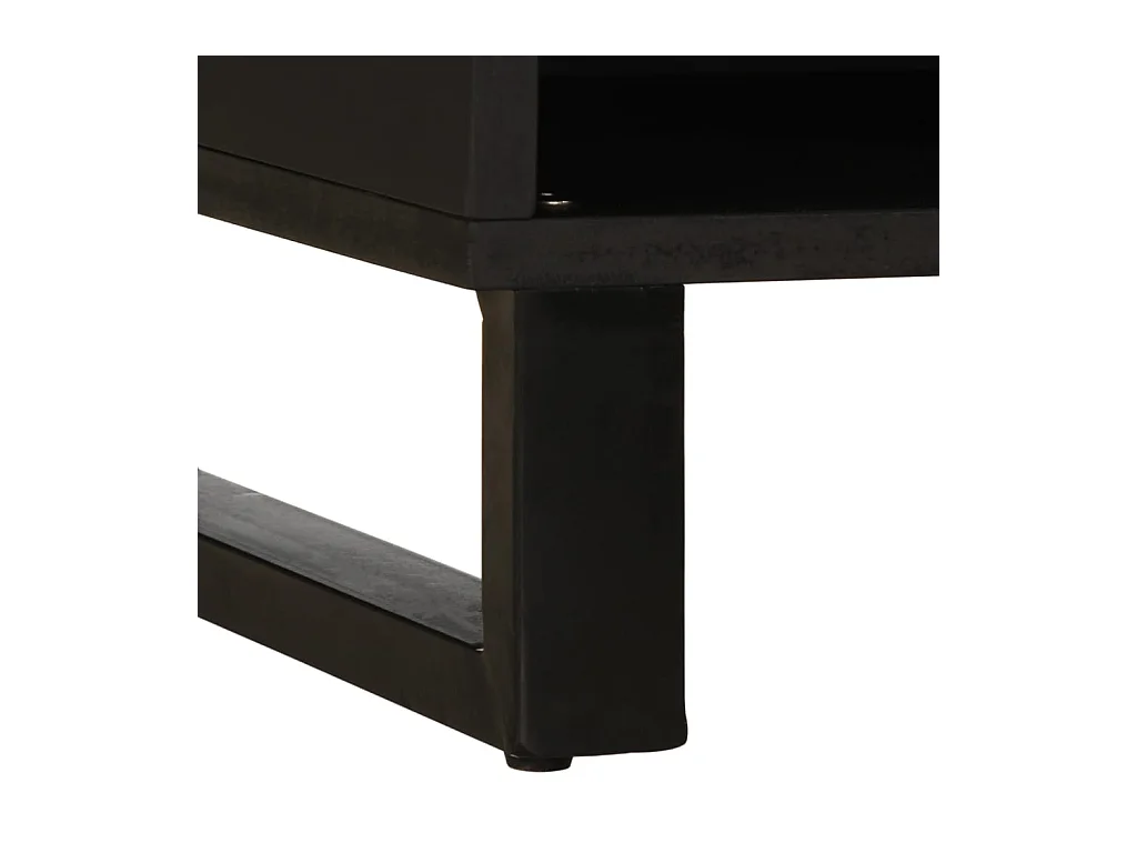 Mobile TV 80x34x46 cm in legno massello di acacia