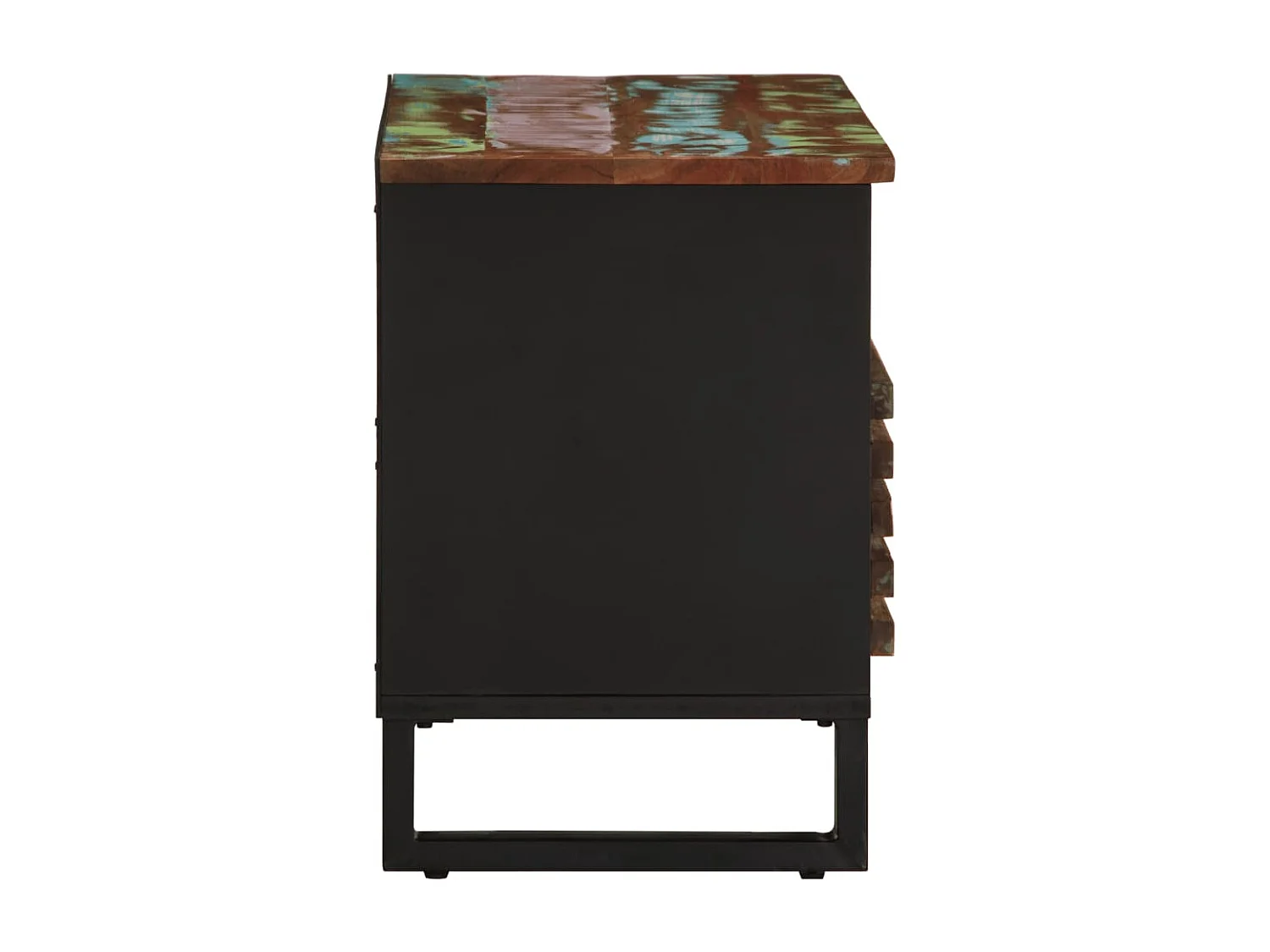 Meuble TV 80x34x46 cm bois d'acacia massif