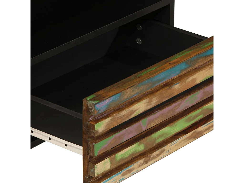 Meuble TV 80x34x46 cm bois d'acacia massif