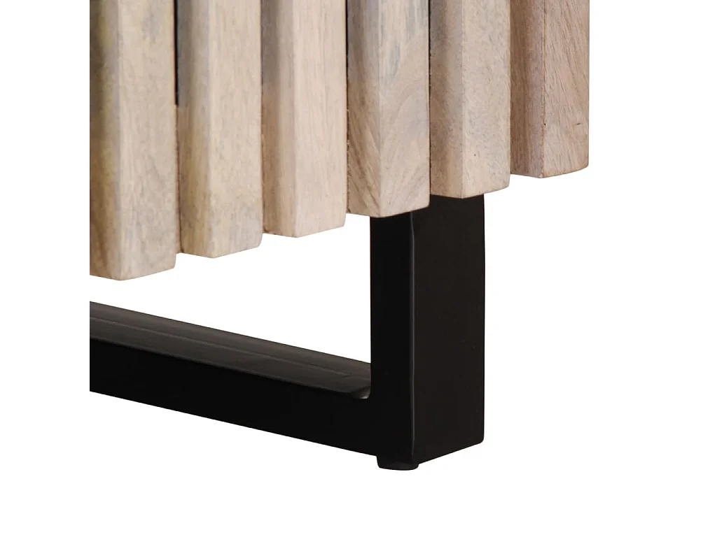 Mobile TV 100x34x46 cm in legno massello di mango