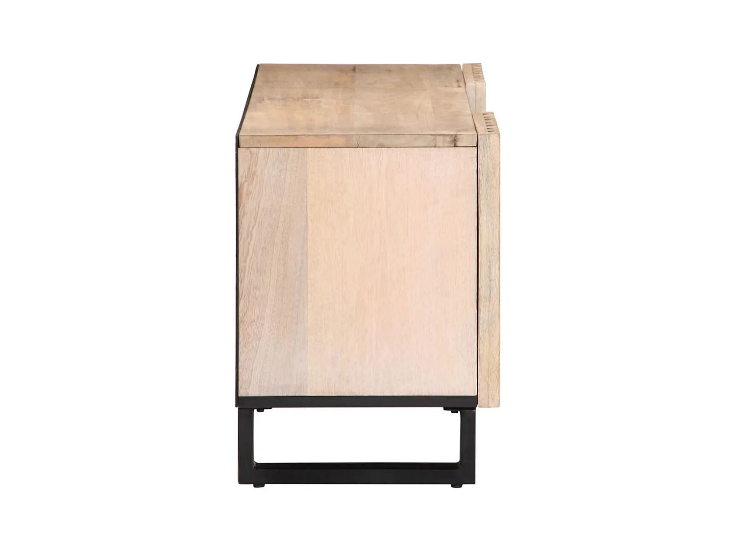 Meuble TV 100x34x46 cm bois massif de manguier