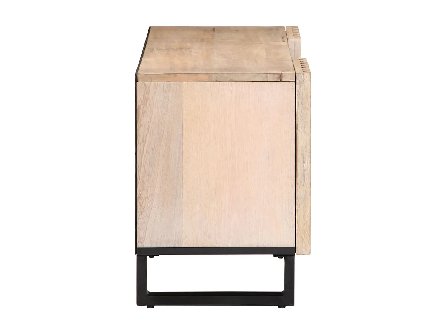 Meuble TV 100x34x46 cm bois massif de manguier