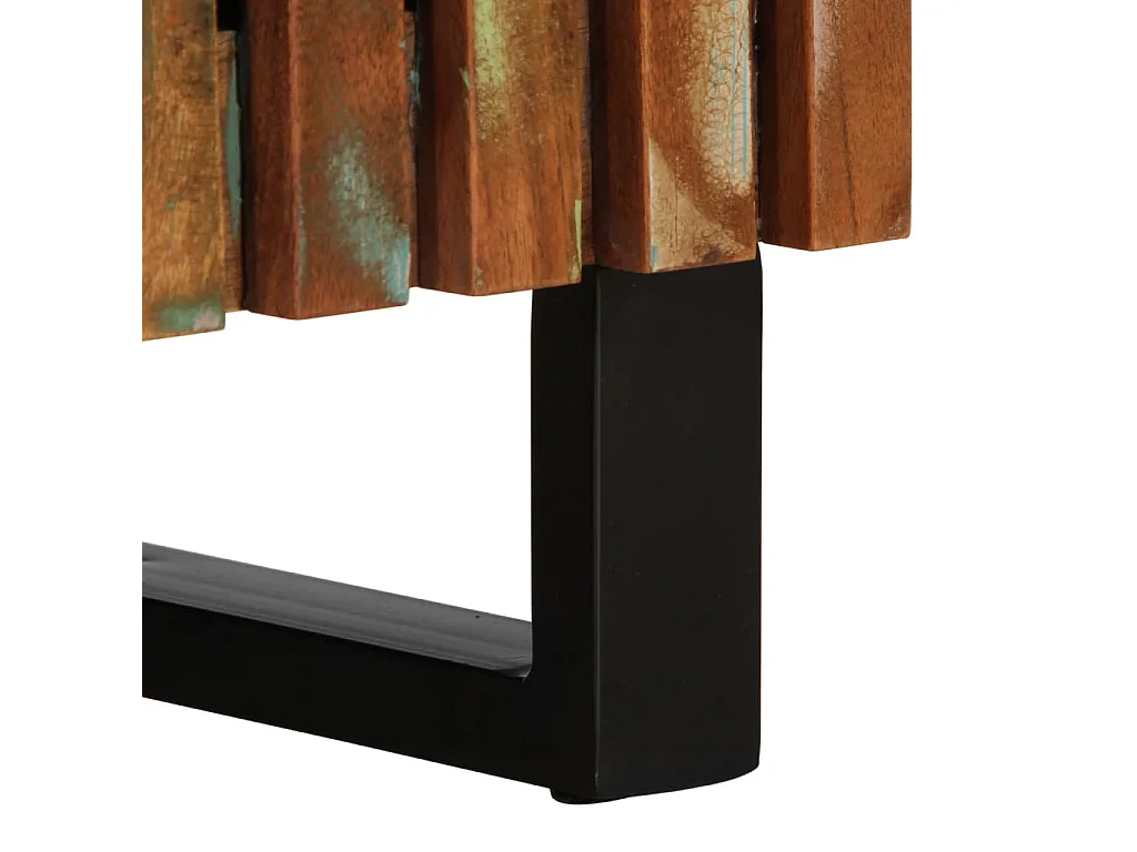 Meuble TV 80x34x46 cm bois d'acacia massif