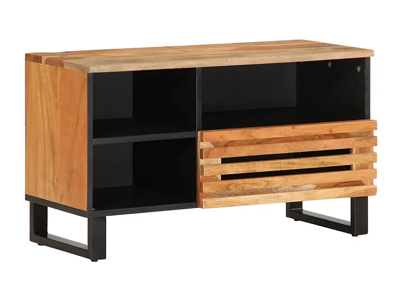 TV-meubel 80x34x46 cm massief acaciahout