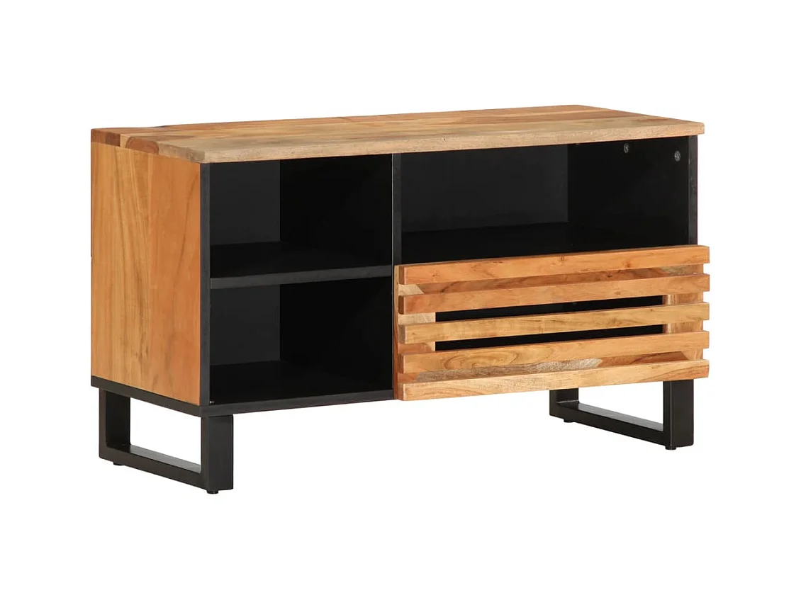 TV-Schrank 80x34x46 cm aus massivem Akazienholz