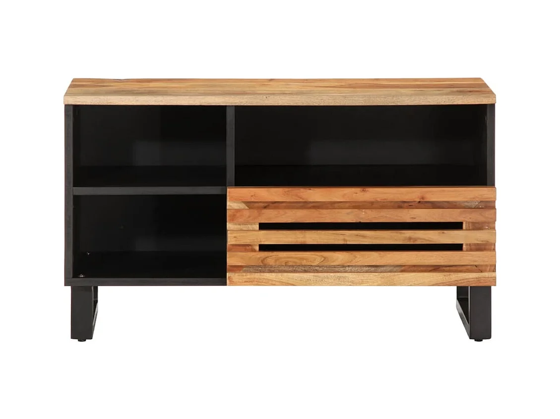 TV-meubel 80x34x46 cm massief acaciahout