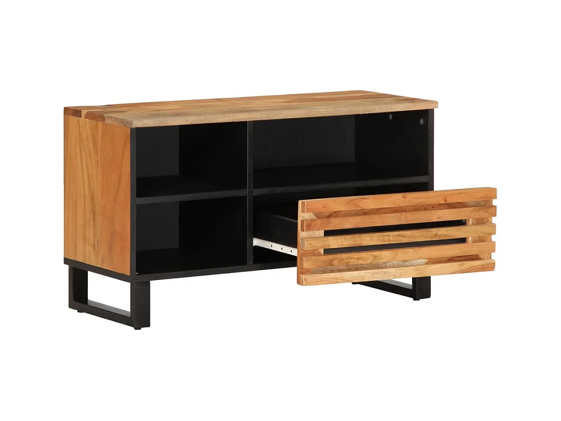TV-meubel 80x34x46 cm massief acaciahout