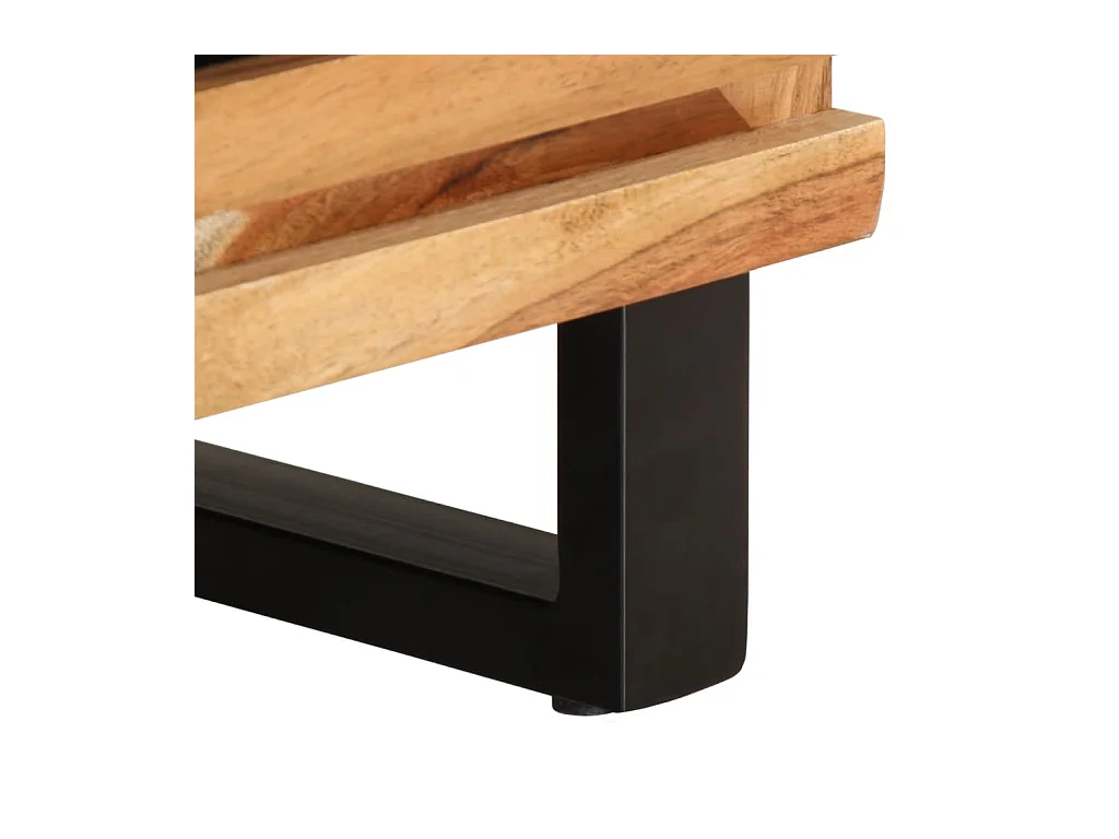 TV-meubel 80x34x46 cm massief acaciahout
