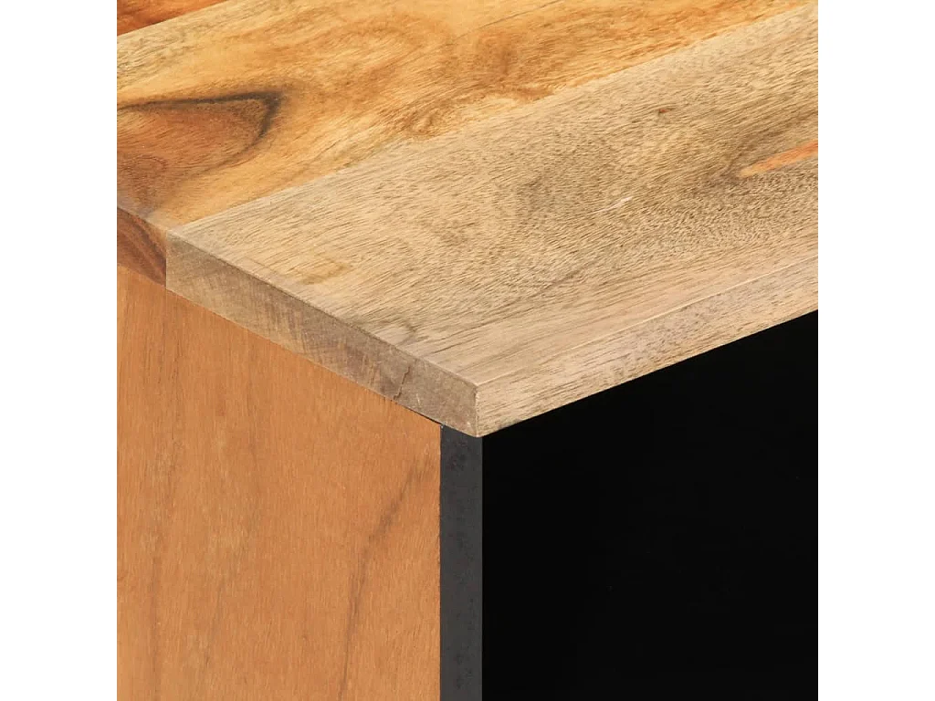 Meuble TV 80x34x46 cm bois d'acacia massif