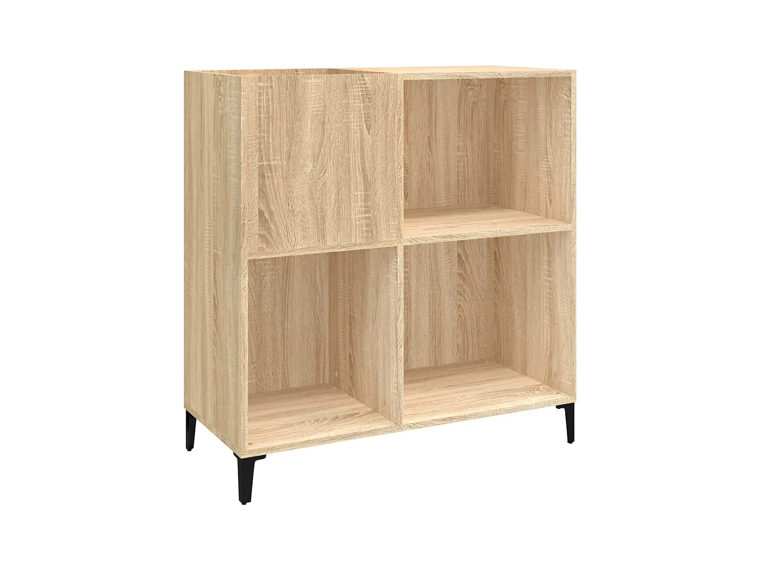 Armoire à disques chêne sonoma 84,5x38x89 cm bois d'ingénierie