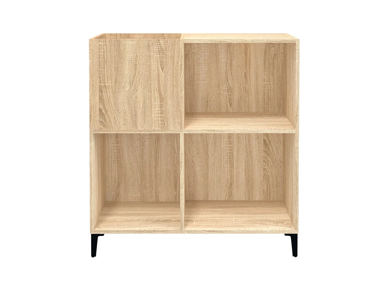 Armoire à disques chêne sonoma 84,5x38x89 cm bois d'ingénierie