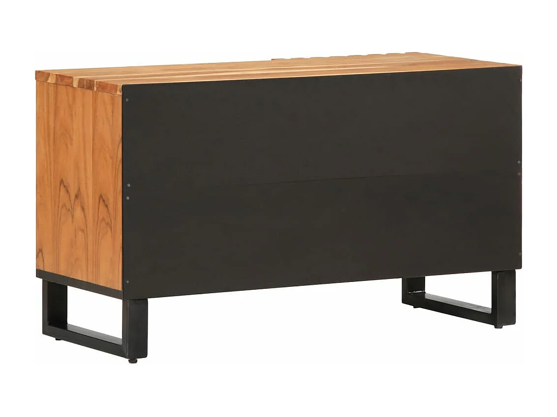 TV-Schrank 80x34x46 cm aus massivem Akazienholz