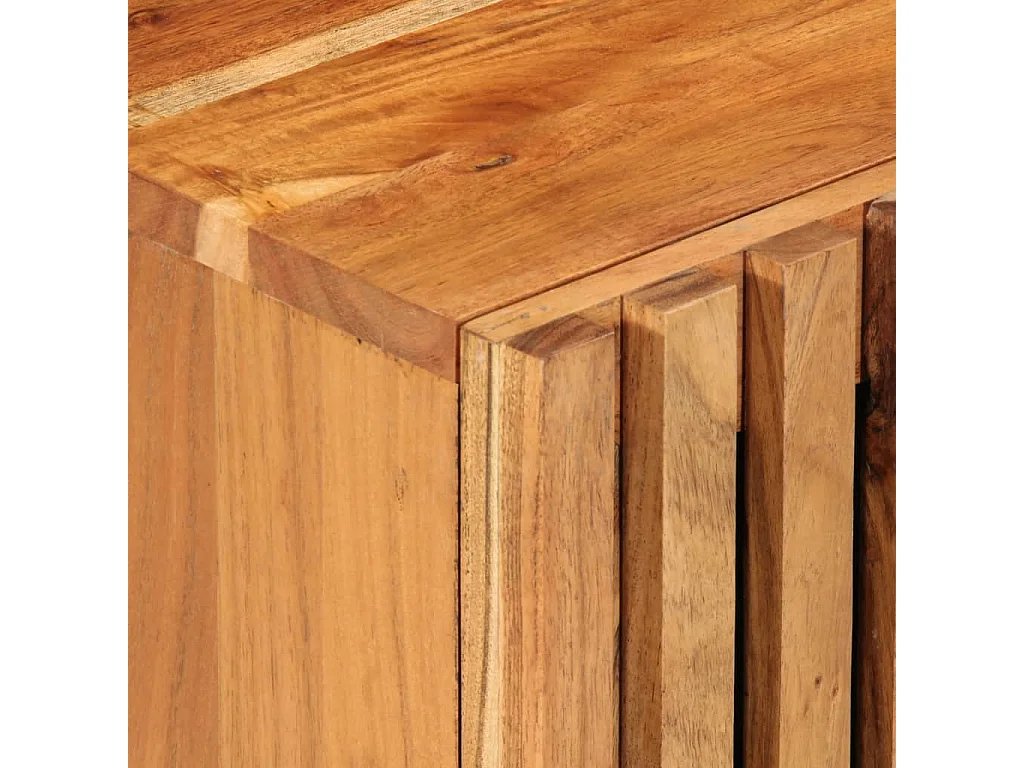 TV-Schrank 80x34x46 cm aus massivem Akazienholz