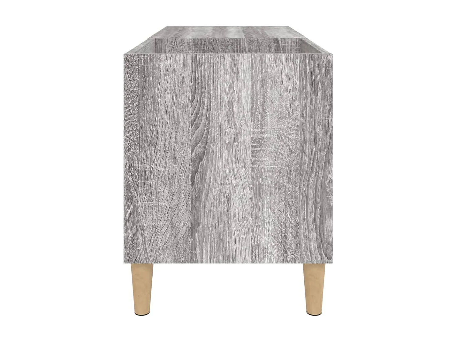 Armoire à disques sonoma gris 84,5x38x48 cm bois d'ingénierie