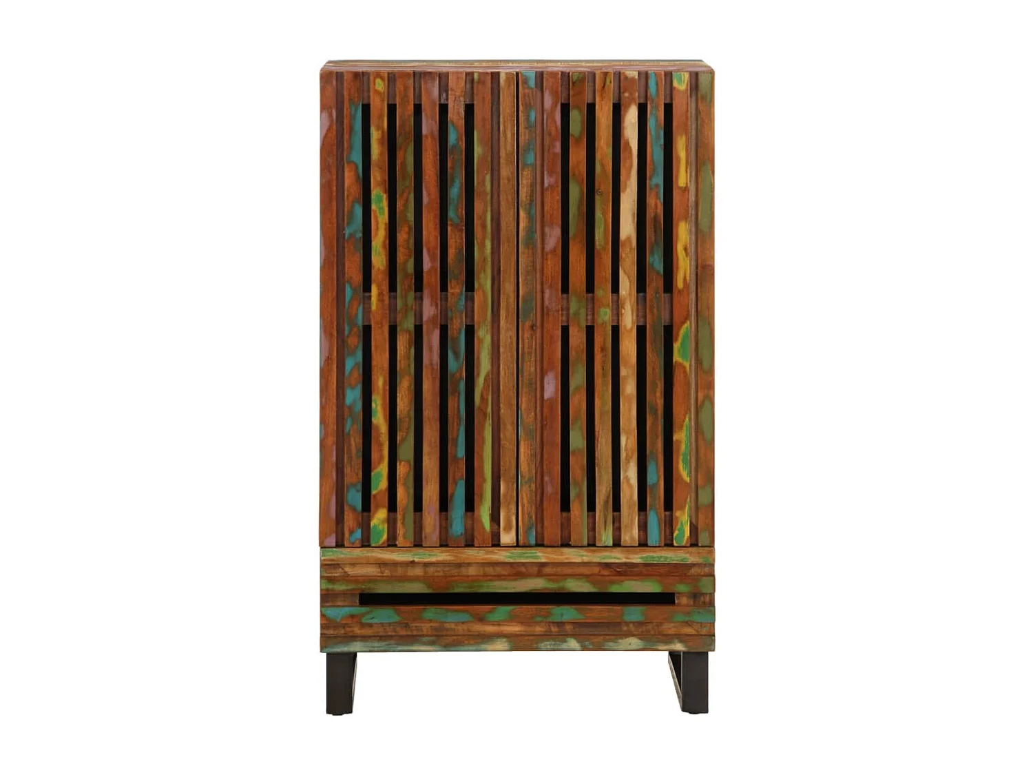 Aparador alto 60x34x100 cm madera maciza de acacia