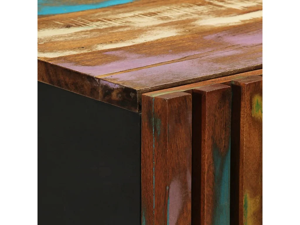 Aparador alto 60x34x100 cm madera maciza de acacia