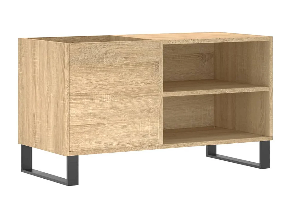 Armoire à disques chêne sonoma 85x38x48 cm bois d'ingénierie