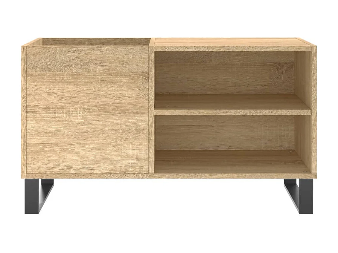Armoire à disques chêne sonoma 85x38x48 cm bois d'ingénierie