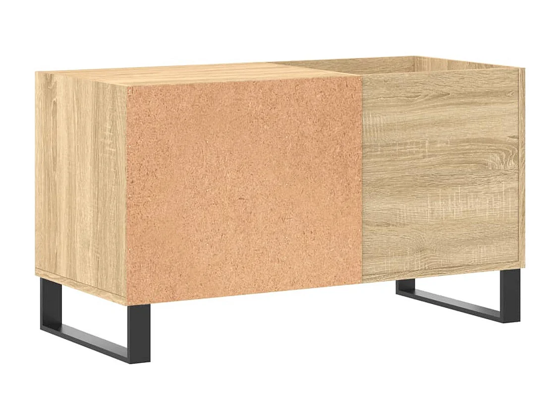 Armoire à disques chêne sonoma 85x38x48 cm bois d'ingénierie