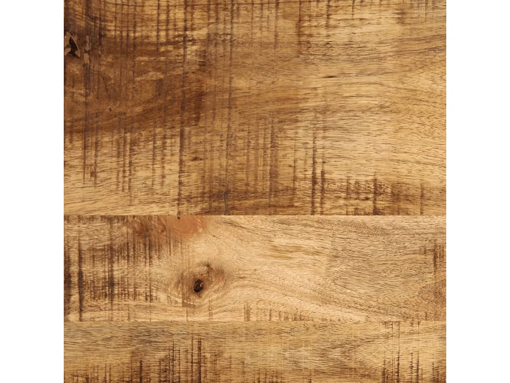 Meuble TV 80x34x46 cm bois massif de manguier brut