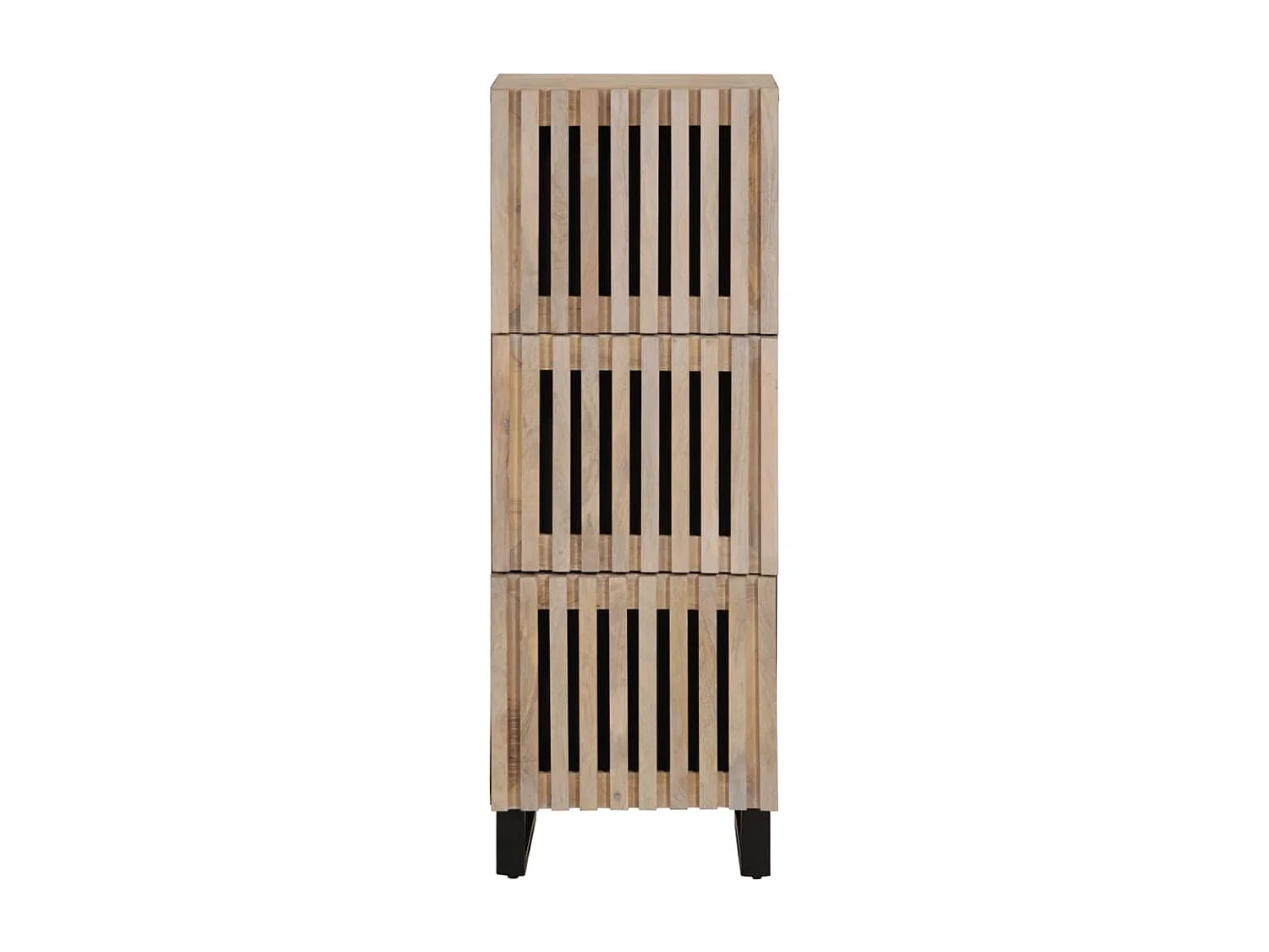 Buffet 40x34x110 cm bois de manguier massif