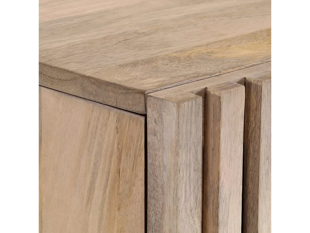 Buffet 40x34x110 cm bois de manguier massif