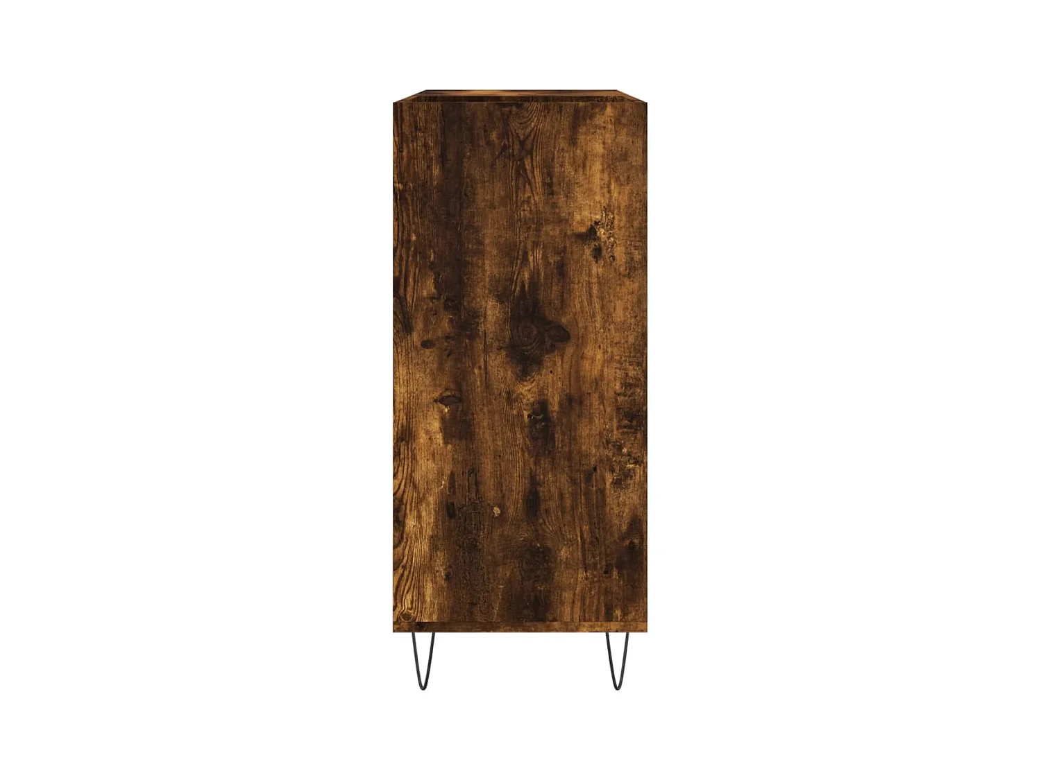 Armoire à disques chêne fumé 84,5x38x89 cm bois d'ingénierie