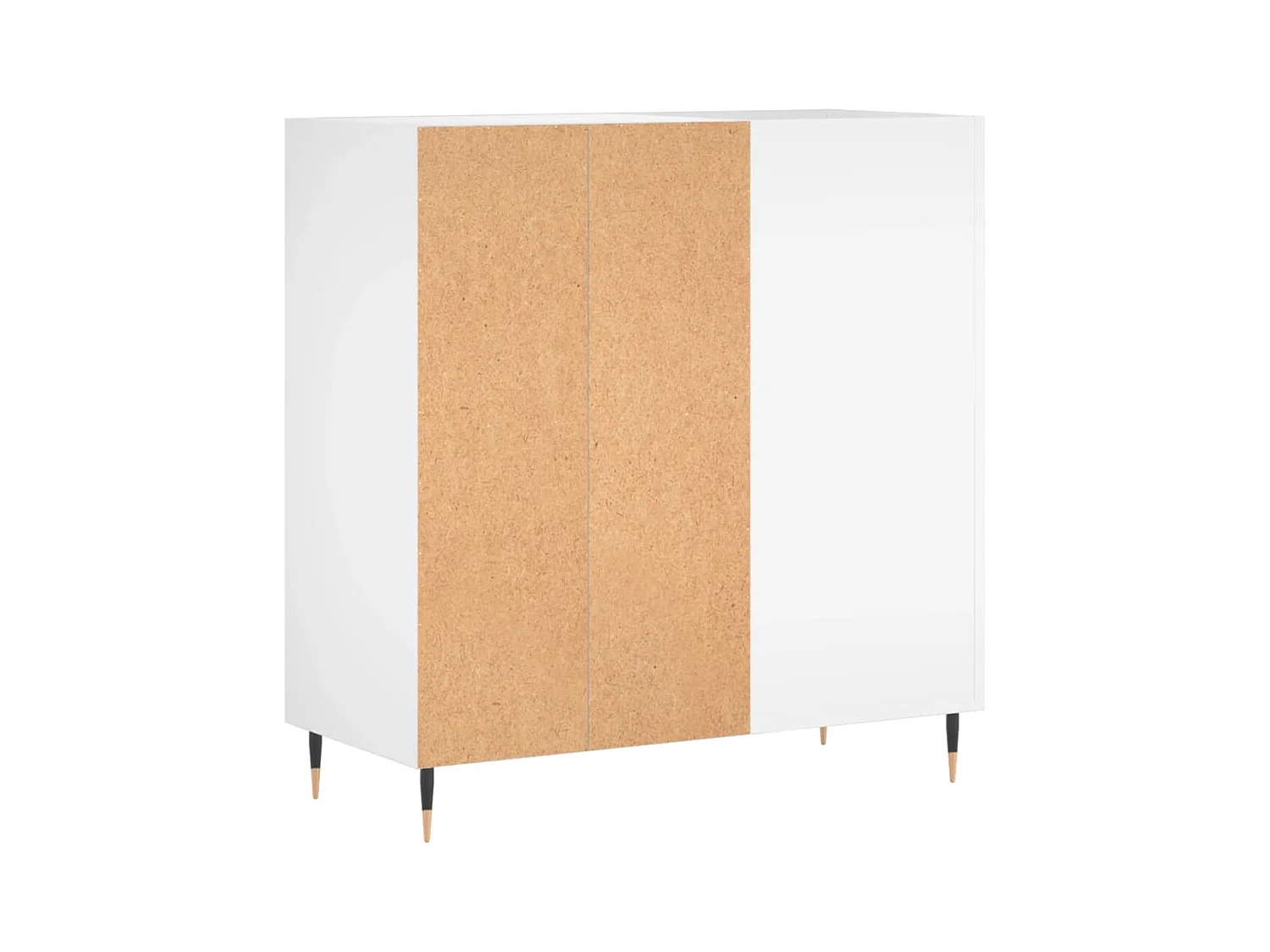 Armoire à disques blanc 84,5x38x89 cm bois d'ingénierie