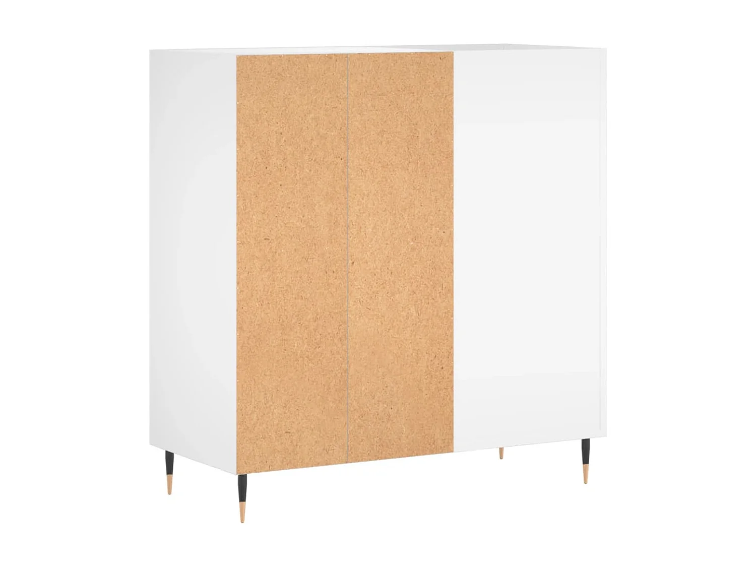 Armoire à disques blanc 84,5x38x89 cm bois d'ingénierie