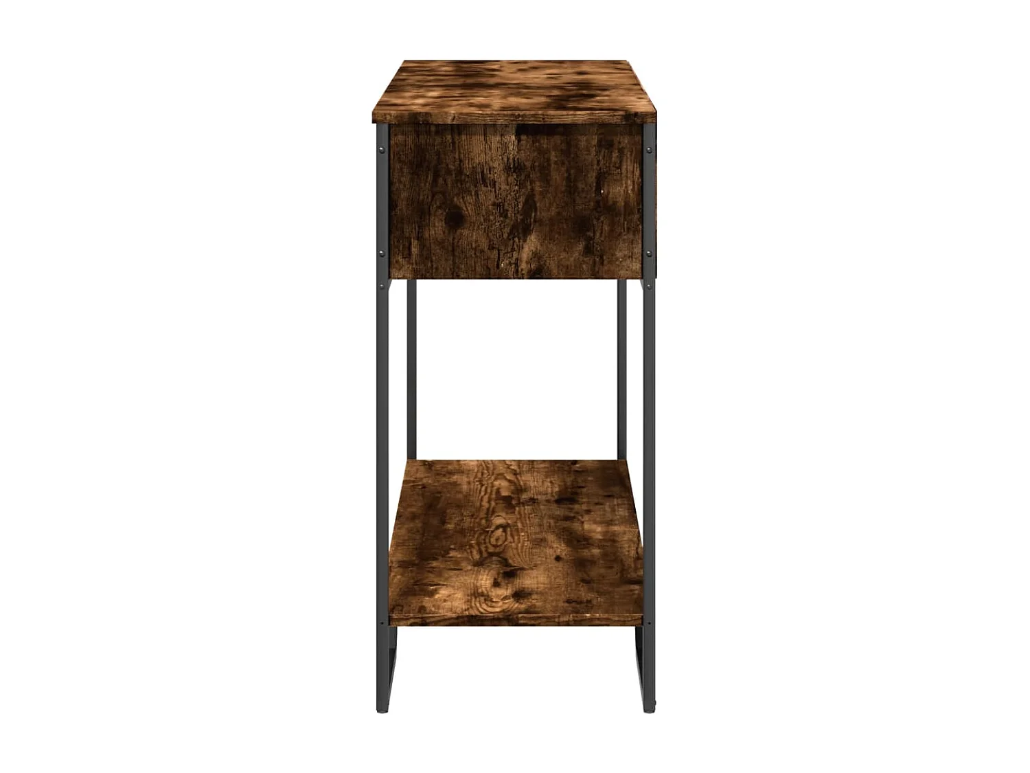 Consolle in rovere affumicato 100x35x74,5 cm in multistrato