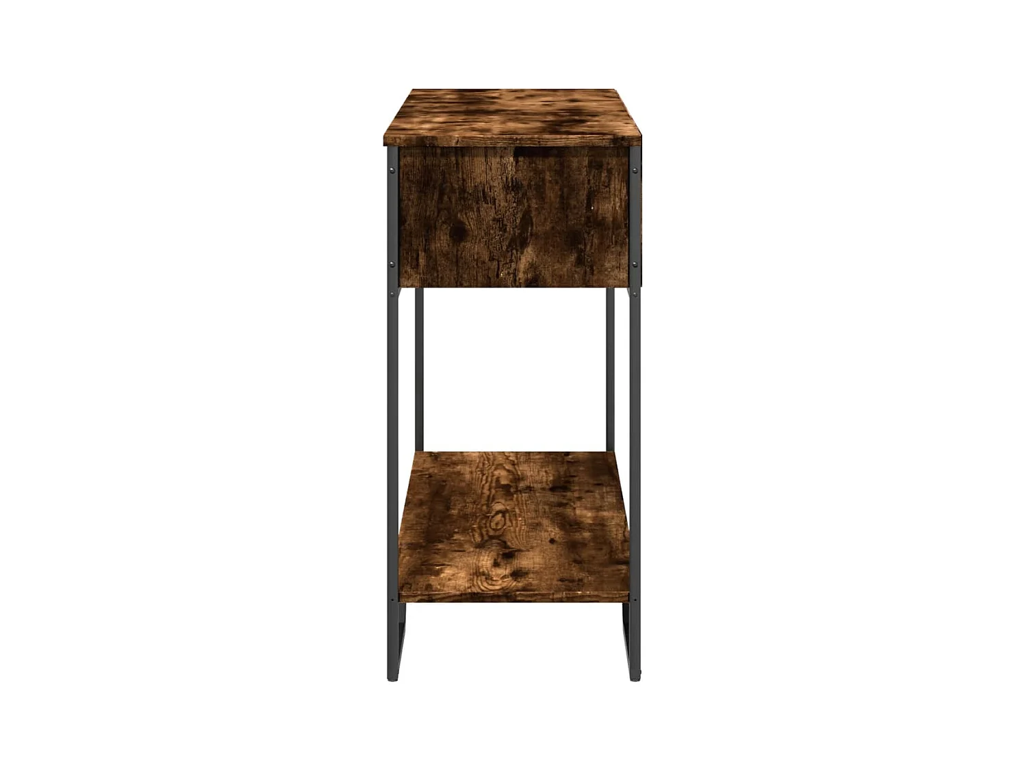 Konsolentisch aus geräucherter Eiche, 100 x 35 x 74,5 cm, Holzwerkstoff