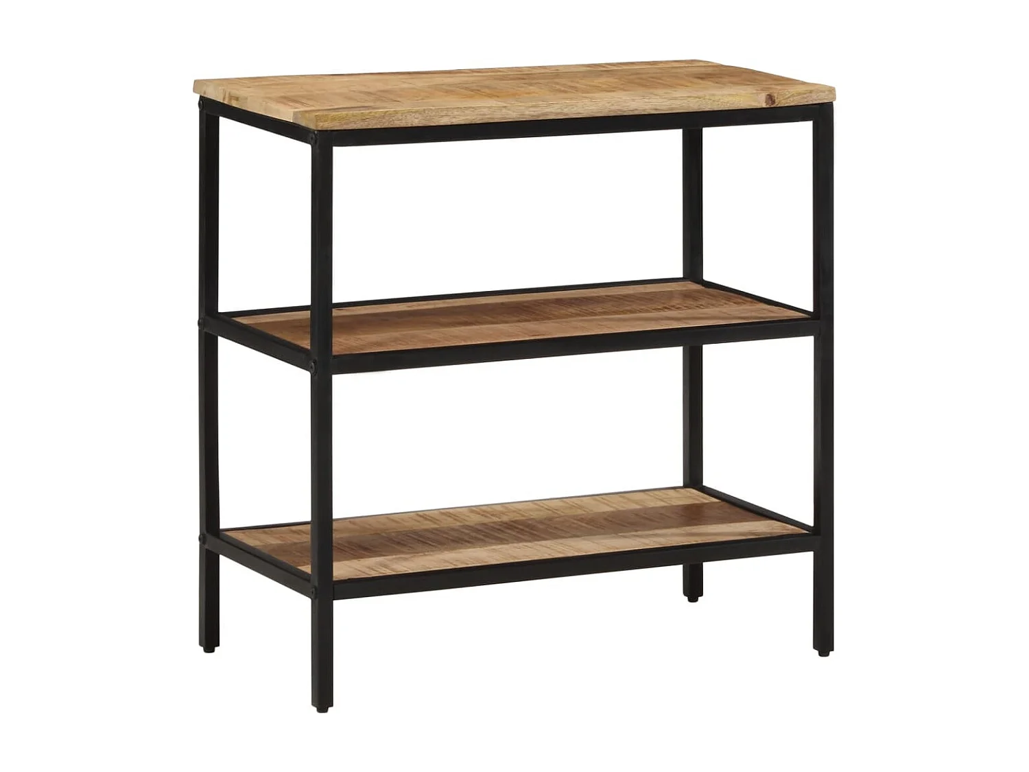 Table console 70x35x70 cm bois de manguier massif brut