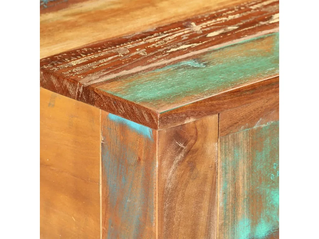 Mesa consola 110x30x75 cm madera maciza recuperada