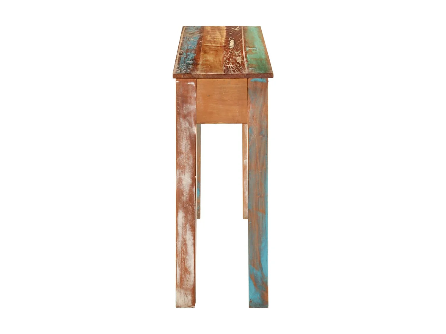 Konsolentisch 110x30x75 cm aus massivem Altholz