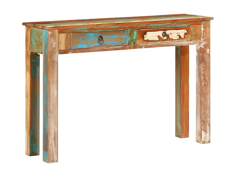 Consolle 110x30x75 cm in legno massello di recupero