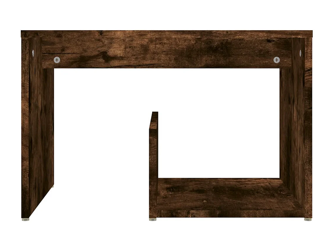 Mesa lateral Carvalho fumado 59x36x38 cm Madeira artificial
