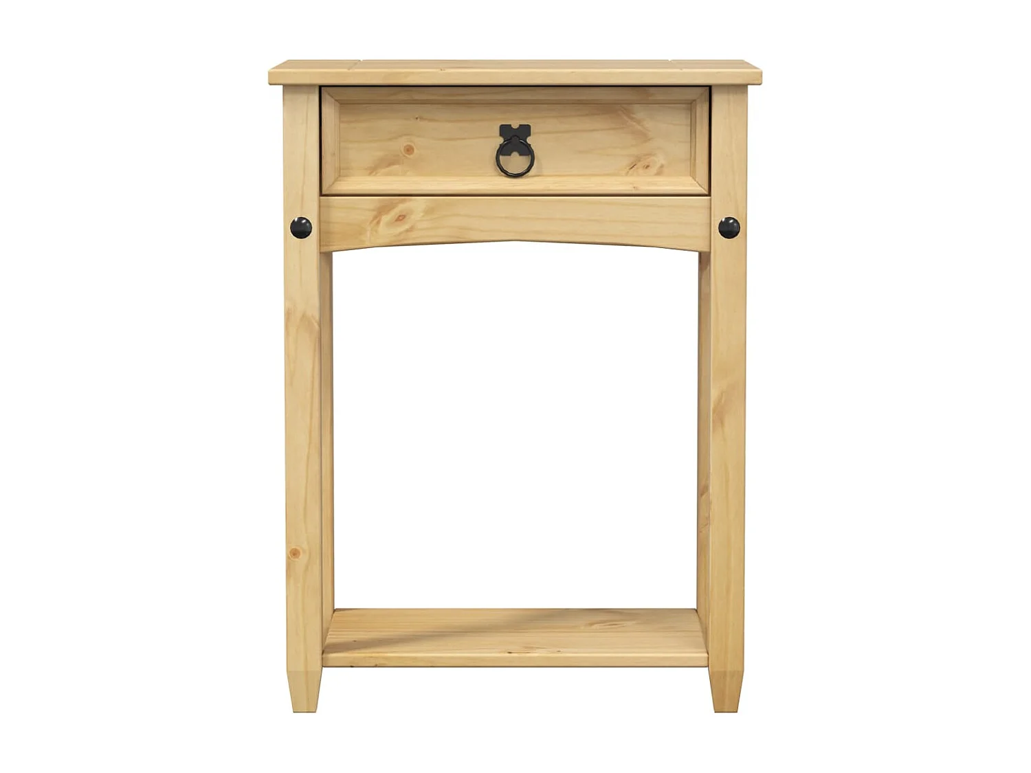 Mesa consola Corona 55x35x73 cm madera maciza de pino