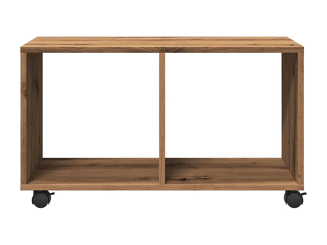 Armario con ruedas, roble artesanal, madera contrachapada