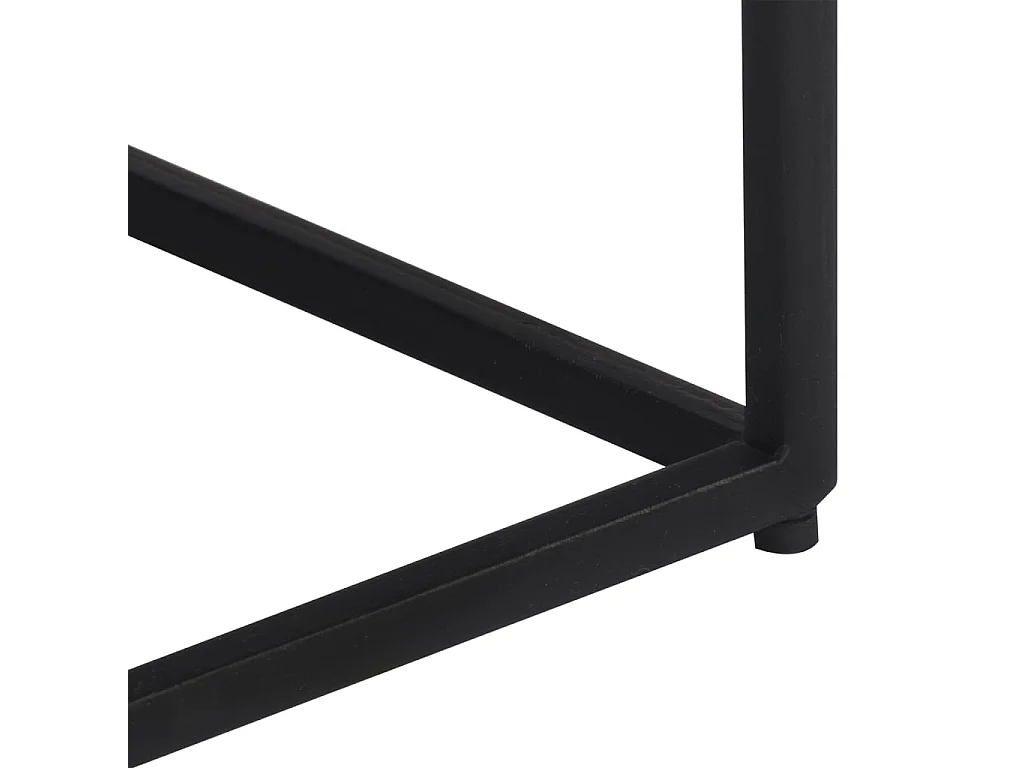 Beistelltisch 50x50x50 cm aus massivem recyceltem Teakholz