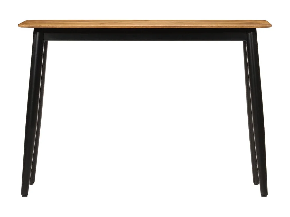 Table console 110x40x76 cm bois de manguier solide et fer