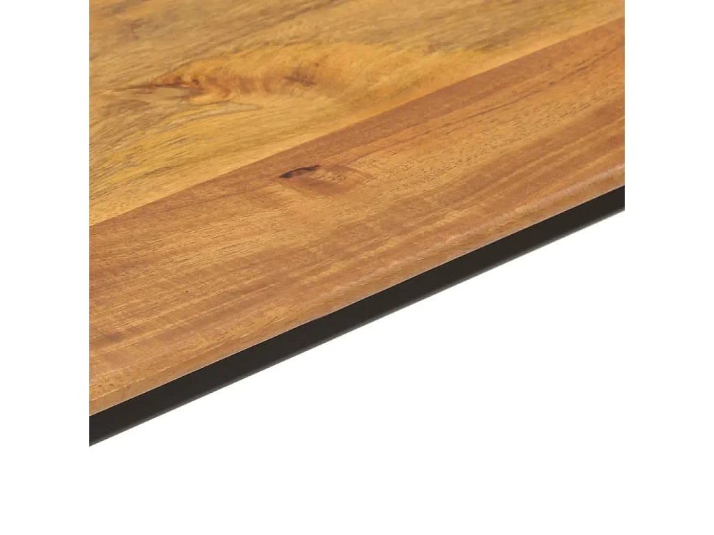 Table console 110x40x76 cm bois de manguier solide et fer