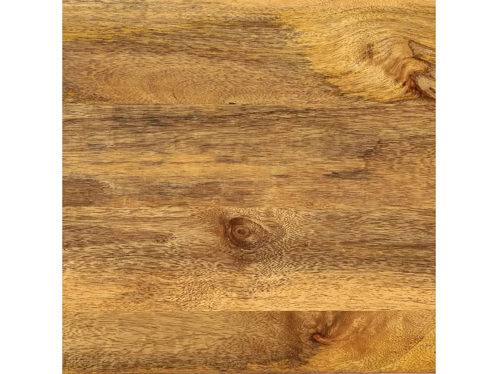 Table console 110x40x76 cm bois de manguier solide et fer