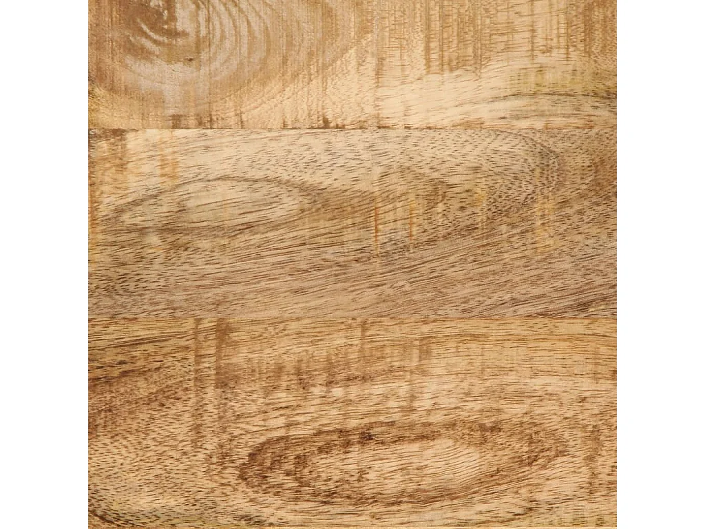 Mesas auxiliares nido 3 piezas de madera maciza de mango en bruto