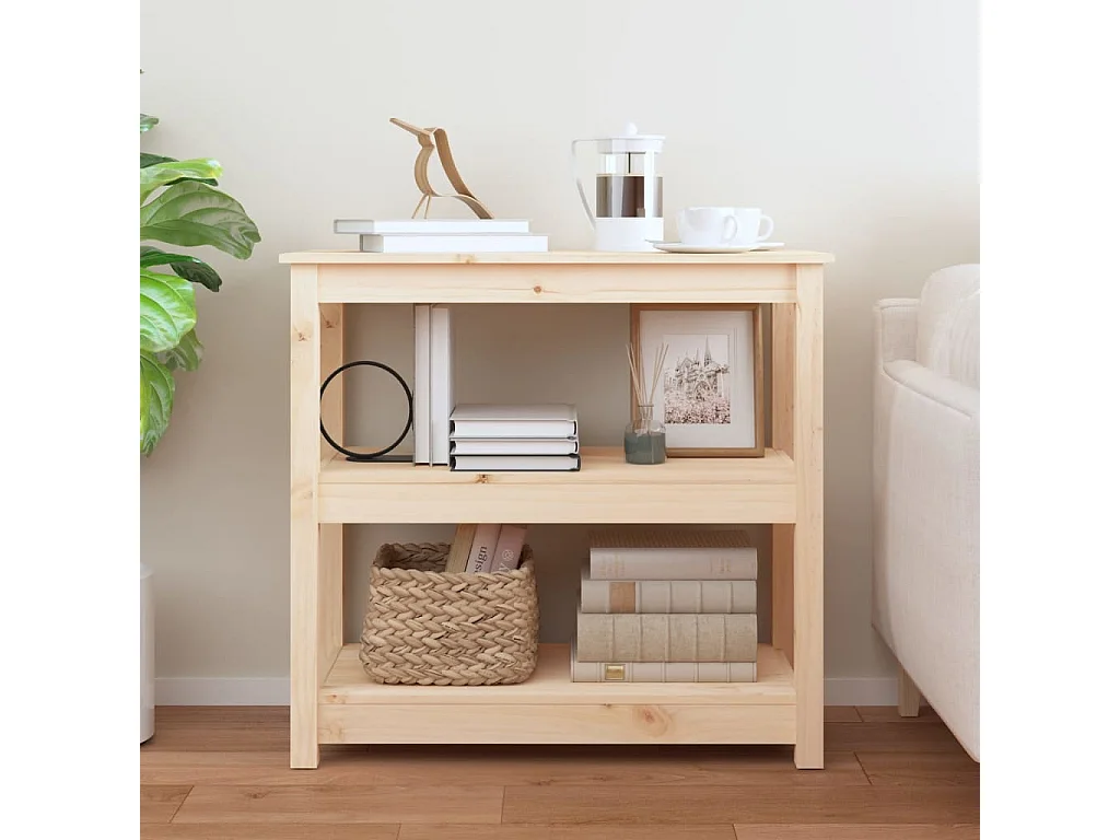 Table console 80x40x74 cm Bois massif de pin