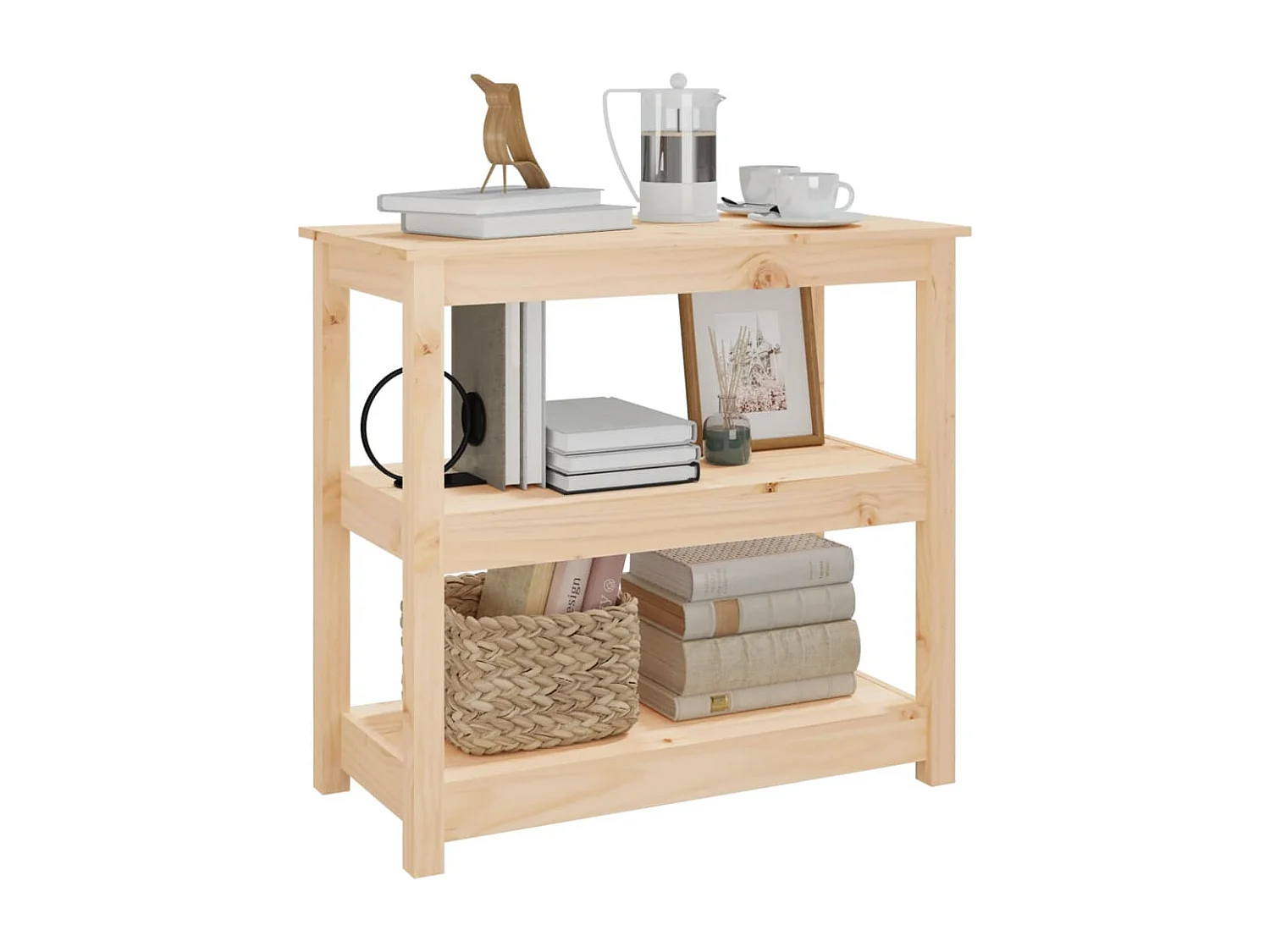 Table console 80x40x74 cm Bois massif de pin