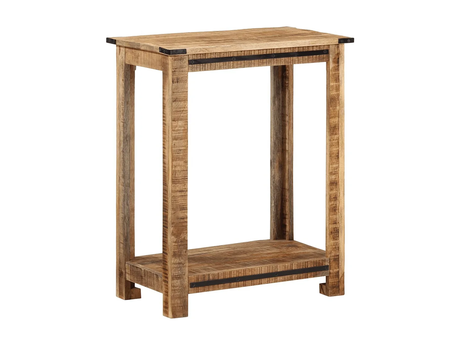 Table console 60x35x75 cm bois massif de manguier
